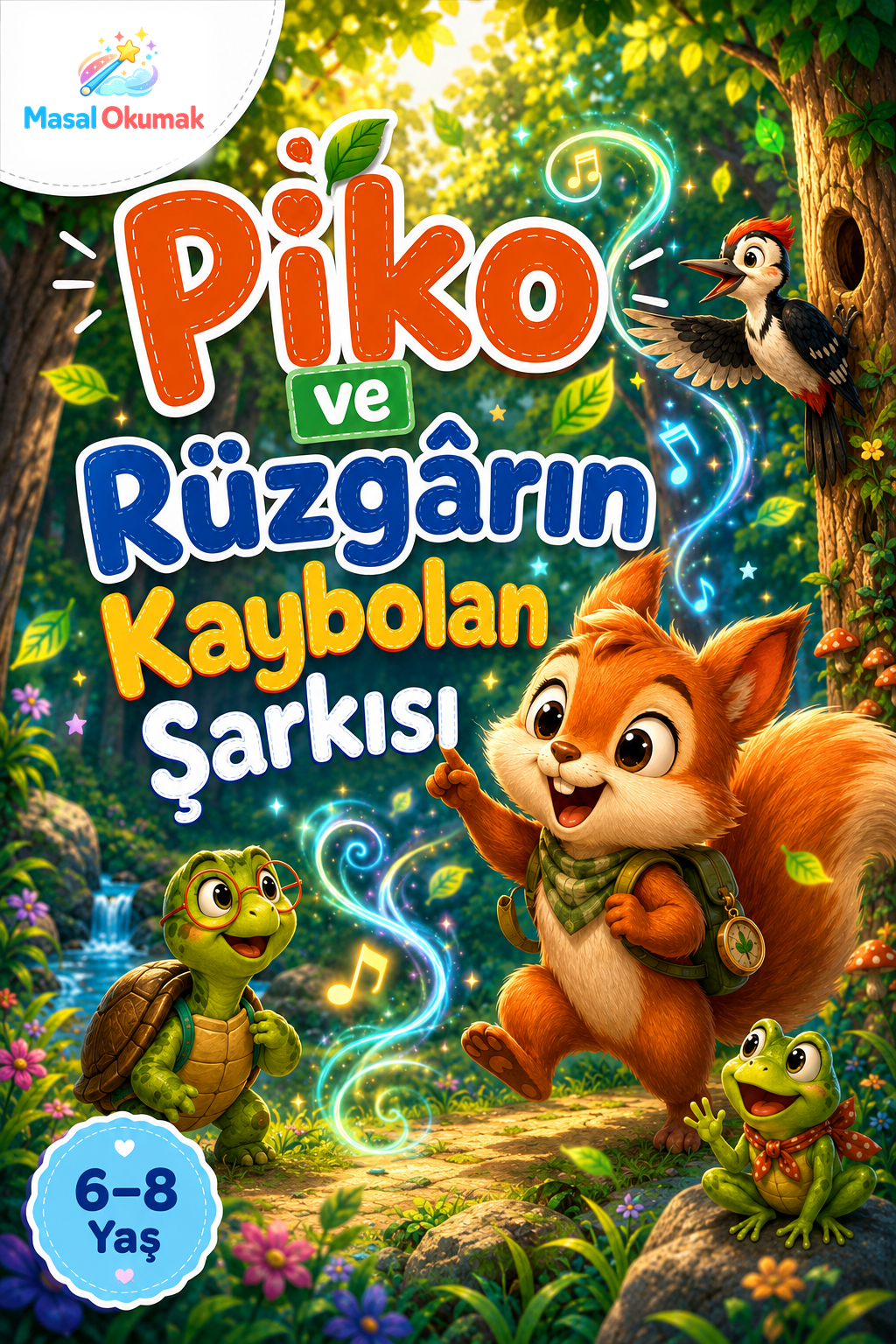 Piko ve Rüzgârın Kaybolan Şarkısı çocuk masalı kapak görseli