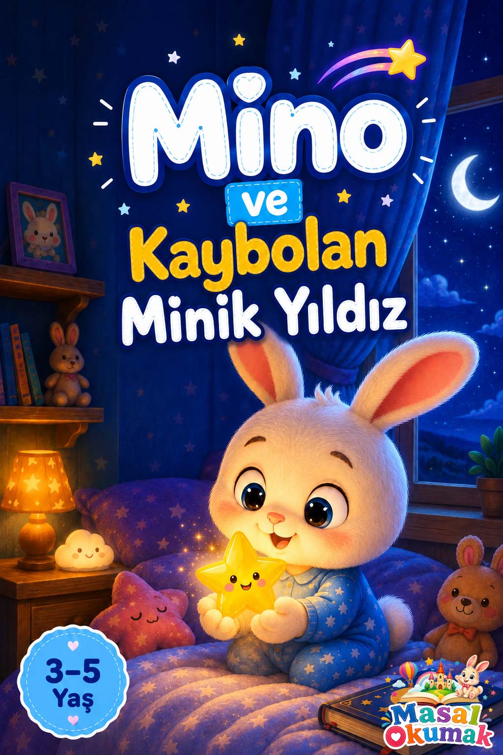Mino ve Kaybolan Minik Yıldız çocuk masalı kapak görseli