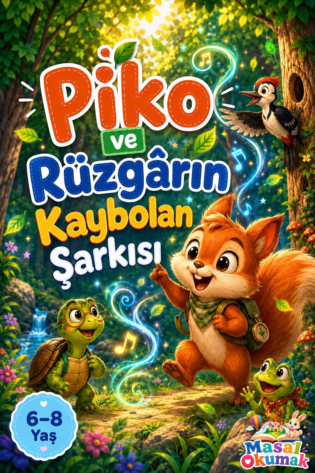 Piko ve Rüzgârın Kaybolan Şarkısı çocuk masalı kapak görseli