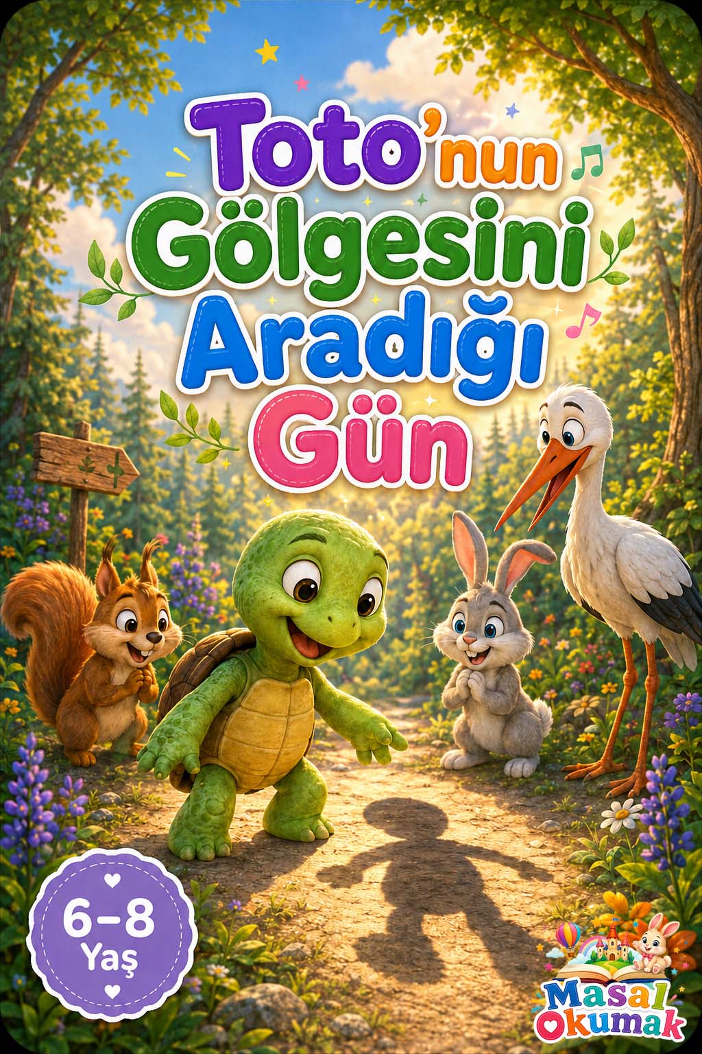 Toto’nun Gölgesini Aradığı Gün çocuk masalı kapak görseli